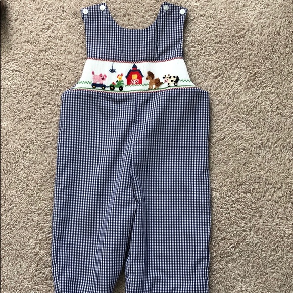Anavini Other - Anavini smocked farm animals longall